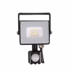 V-TAC VT-10-S, 10 W, LED, Noir, Blanc, 6400 K, 800 lm