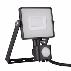 Projecteur - V-TAC - VT-30-S - 30W - 3000K - Détecteur de mouvement - LED intégrée