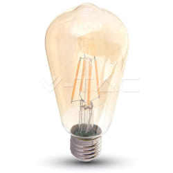 Ampoule led à Filament E27 6W 720lm 300° (55W) - Blanc Très Chaud 2200K