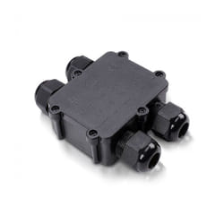 V-tac - VT-871 Boîtier de dérivation 4PIN noir pvc étanche IP68 avec bloc de bornes - sku 5982