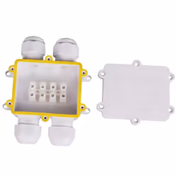 Boite de dérivation étanche Diamètre 8-12mm (0.5-4mm²) IP68 Blanc V-TAC VT-871-W Cette boite de dérivation connectant jusqu'à ...