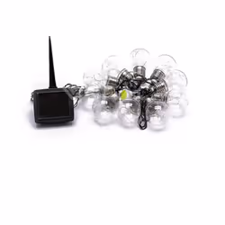 Pack 10 Ampoules LED E27 avec Panneau Solaire IP44 3000K V-TAC - 8559 Alimenter par panneau solaire Aucun câble secteur Prévu ...