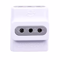 V-TAC 8721 adaptateur prise d'alimentation Type L (IT) Type L (IT) + Type F Blanc