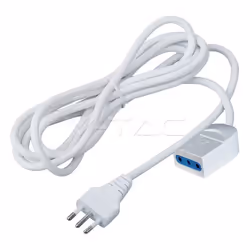 V-TAC 8730, 5 m, Intérieur &amp; extérieur, Type L, Type L, Blanc, CE, EMC, ROHS