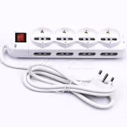V-TAC 8736, 1,5 m, Intérieure, Type F, Type L, Type L, Blanc, CE, EMC, ROHS