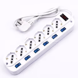 V-TAC 8739, 1,5 m, Intérieure, Type F, Type L, Type L, Blanc, CE, EMC, ROHS