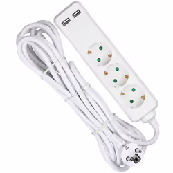 Ne soyez plus jamais à court de prises de courant ou de ports USB grâce à nos prises de courant avec USB. Ces prises d'extens ...