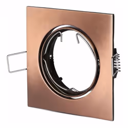 Support de spot LED carré GU10 et GU5.3 (MR16) Bronze Couleur Ajustable