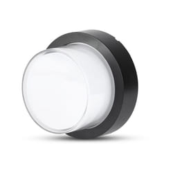 V-tac - Applique led ronde - Extérieur - Sans cap - IP65 - Noir - 7W - 550 Lumens - 3000K