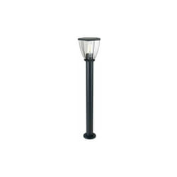 V-tac - Lampe de jardin led avec douille E27 (max 40W) en acier inoxydable h : 800mm Couleur Noir IP44