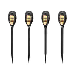 V-tac - Flamme solaire en bâton - IP44 - Noir - 1W - 2200K