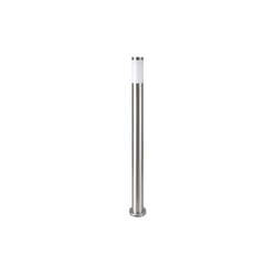 V-tac - Lampe borne d'extérieur - IP44 - Nickel satiné