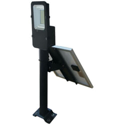 Lampadaires solaires - 50W - Noir - IP65 - 4000 Lumens - 6000K