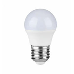Ampoule led culot E27 3,7W (équivalent 25W) G45 - 320 lumen - 4000K blanc - ouverture du faisceau lumineux 180° - efficaci - V-tac