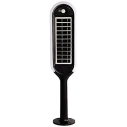 V-TAC 6665 VT-945 Lampadaire dextérieur solaire avec détecteur de mouvements LED 5.00 W blanc noir