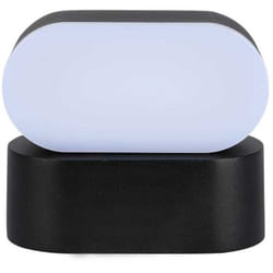 VT-816 Applique murale led 6W blanc chaud 3000K corps rotatif aluminium noir IP65 - sku 8288 - V-tac