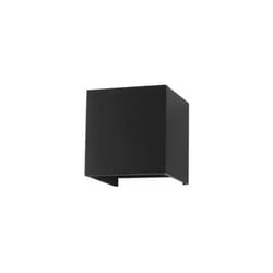 V-tac - Applique led carrée Double led cob 5W 140LM/W Couleur Noir Satin Faisceau lumineux ajustable 4000K IP65