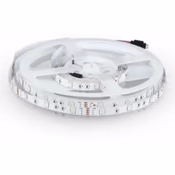 V-TAC Strip LED Bande LED SMD5050 6W/m 5m 30 LED/m RGB 12V IP20 10mm