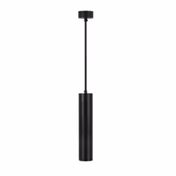 Spot suspendu LED GU10 Corps en aluminium Réflecteur noir Couleur or D:60*300MM