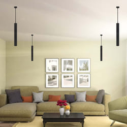 Suspension - GU10 - IP20 - Noir