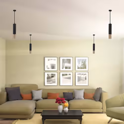 La suspension 1xGU10 D:60x300MM présente un design élégant de 60x60x1500mm qui fait une déclaration audacieuse dans n'importe ...