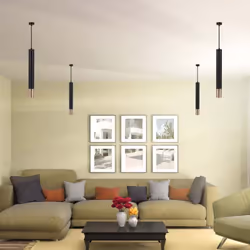La suspension 1xGU10 D:60x500MM présente un design élégant de 60x60x1700mm qui fait une déclaration audacieuse dans n'importe ...