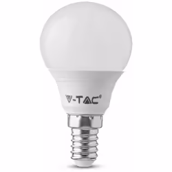 V-TAC Lampadine Ampoule LED E14 4,5W P45 3000K (Boîte 6 pièces)