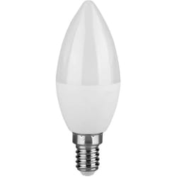 V-tac - 217265 led cee f (a - g) E14 forme de flamme 4.50 w blanc froid (ø x h) 39 mm x 102 mm 3 pc(s) C718272