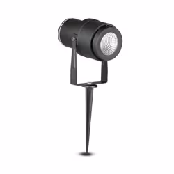 Spot sur piquet LED Extérieur 12W IP65 Noir V-TAC VT-857 - 20 ° - Blanc neutre - 4000K Sublimer votre jardin en toute facilit ...