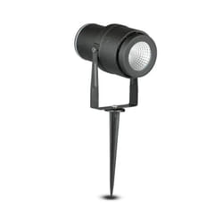 V-tac - Spot sur piquet led Extérieur 12W IP65 Noir VT-857 - 20 ° - Blanc neutre - 4000K