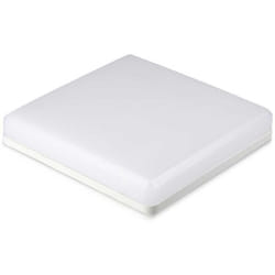 Pro VT-8033 Plafonnier led carré 15W blanc 110lm/w lumière chaude 3000K IP44 IK08 - sku 2113909 - V-tac