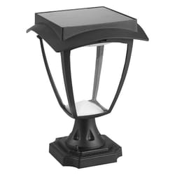 V-tac - Lampadaire solaire -IP65 - Noir mat - 2W - 110 Lumens - 3000K+6000K
