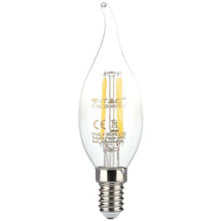 Ampoule led E14 4W 100LM/W Filament de flamme de bougie 3000K