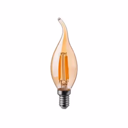 Ampoule LED E14 4W Ambrée Filament V-TAC VT-1949 - 300 ° - Blanc chaud - 2200K Une nouvelle ampoule LED E14 à filaments pour  ...