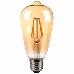 V-TAC Lampadine Ampoule LED E27 8W ST64 Filament Ambre 2200K