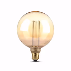 V-TAC Lampadine Ampoule LED E27 4W G125 Filament Ambre 2200K