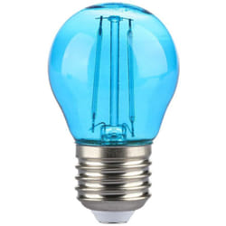 Ampoule led E27 2W G45 Filament Couleur Bleu - V-tac
