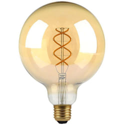 Ampoule led E27 5W G125 Filament Ambre 1800K - V-tac