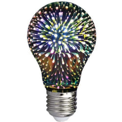 VT-2203 Ampoule led effet 3D 3W E27 A60 blanc chaud 3000K filament verre chromé - sku 212704 - V-tac