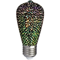VT-2223 Ampoule 3W smd E27 ST64 blanc chaud 3000K verre chromé effet de lumière 3D - sku 2705 - V-tac