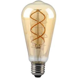 VT-2065 Ampoule led dimmable 4.8W E27 ST64 filament effet ambre lumière vintage blanc chaud 1800K - 217416 - V-tac