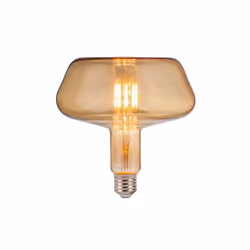 Lampe à filament linéaire vintage Bulbo xl T-180 V-TAC en verre ambré, puissance 8W E27 620LM 300° lumière blanc chaud 1800K  ...