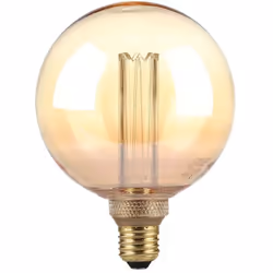 V-TAC Lampadine Ampoule LED E27 4W G125 Filament Ambre 1800K