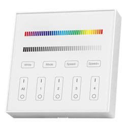 V-tac - Bande led - Accessoires - Contrôleur WiFi 4 zones - rvb + w - Blanc