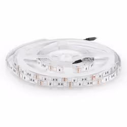 V-TAC Strip LED Bande LED SMD5050 7W/m 5m 60 LED/m RGB 12V IP20 10mm