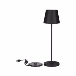 Lampe de table LED V-tac 7652 VT-7522 -2W 3000K IP54Lampe de table LED avec charge sans fil et contrôle tactileVariateur d'in ...
