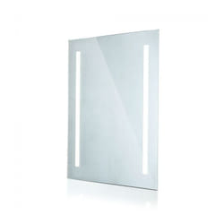 Miroir de salle de bain LED rectangulaire V-TAC VT-8700 35W avec lampe anti-buée en acier blanc froid 6400K IP44 - sku 2140451