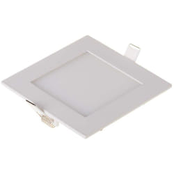 V-TAC Mini Panneau LED 3W Encastré Carré Couleur Blanc 2700K