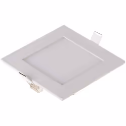 Mini panneau LED encastré carré 3W lumière blanche naturelle 4000K 130LM 120° + alimentation (Driver) Mod.216296 Conçu pour l ...