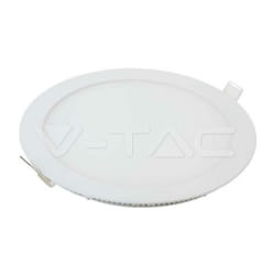 V-tac - mini panneau led 12w 4000k 85-265v - vt-1207rd-n -4858- 214858
